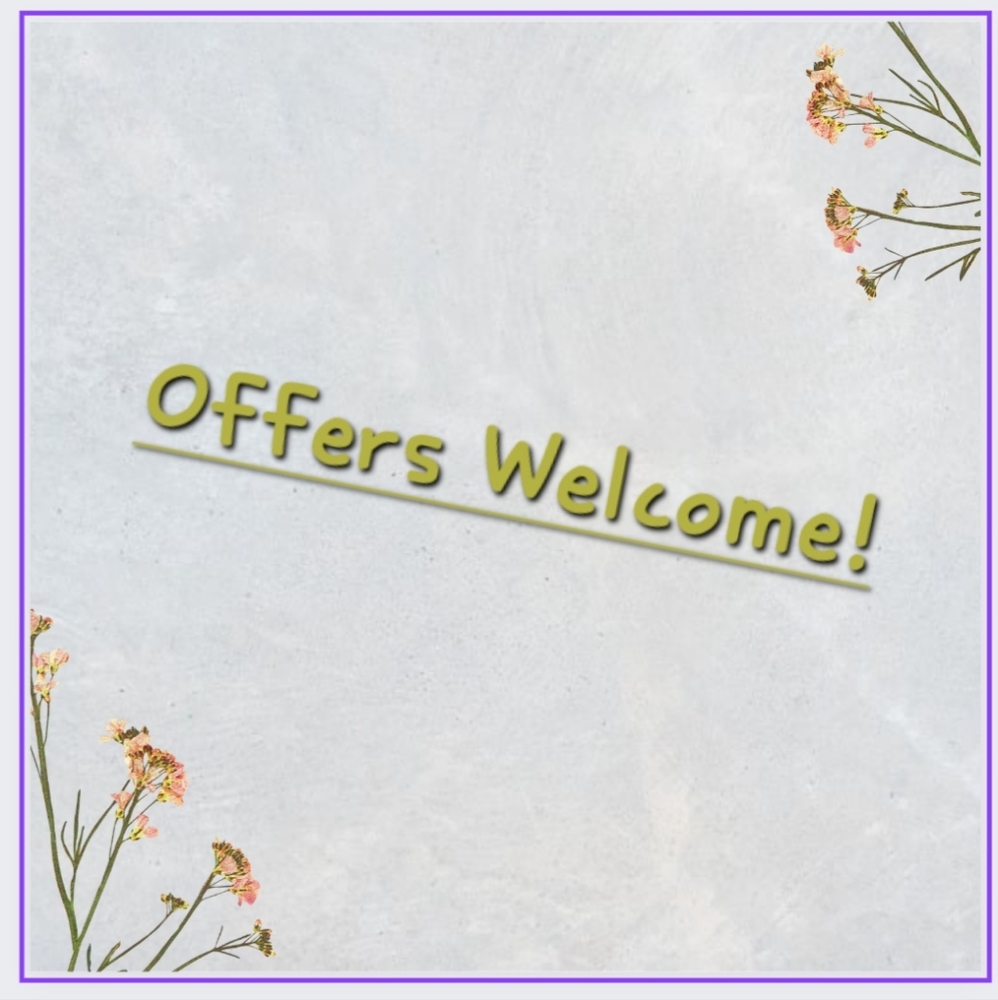Offers welcome.